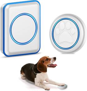 1 Plus One 313103714744 Full House Dog Doorbell For Potty Training Wireless Pet Doggie Door Bell Traini