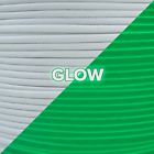 100 X Par-gidwhte- Bd21 Paracord Planet White Glows In The Dark Type Iii Cor