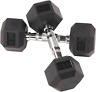 313084472404 High Quality Rubber Encased Hex Dumbbell In Pair 313084472404 High Quality Rubber Encased Hex Dumbbell In Pair