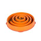 7006031 51001 Outward Hound Fun Feeder Swirl Orange Lg 700603510011