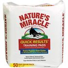 5250 Natures Miracle Quick Results Training Pads Count Nature 018065052506