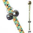 644042854766 New Poochie Bells Fashionable Dog Doorbell Welcome Pineapples