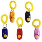 702562142319 Dotop Generic Pet Training Clicker Button With Wrist Strap Pack