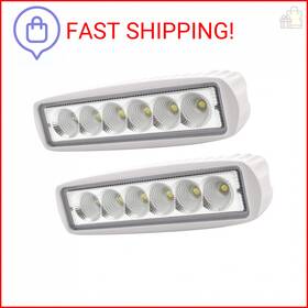 Acelane 313020469475 Led Boat Lights Marine Light Bar T-top Spreader White Flood Beams