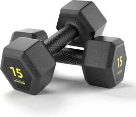 Aimeishi 755439650998 Hex Dumbbells Pvc Encase Coating Free Weight Dumbbell Set For 15lb Pair Aimeishi 755439650998 Hex Dumbbells Pvc Encase Coating Free Weight Dumbbell Set For 15lb Pair