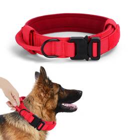 Zeo-054 Alainzeo Tactical Dog Collar Military Training Adjustable Nylon With Contr