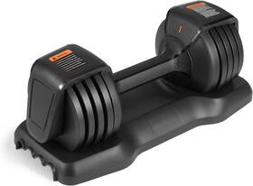 Amazon Basics 195515055758 Adjustable Dumbbell Single 25 Lb 5/10/15/20/25 Black