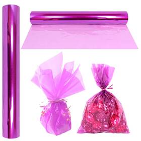 Anapoliz 636339642347 Cellophane Wrap Roll Lavender 100 Ft. Long X 16 Inch Wid