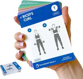 D-0618 Arena Strength Workout Cards - Instructional Fitness Deck For Booty Band D-0618 Arena Strength Workout Cards - Instructional Fitness Deck For Booty Band