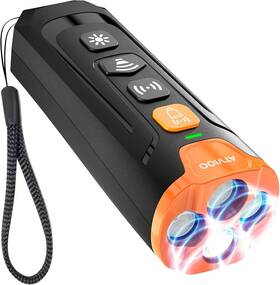 Tz-u67 Atvioo Dog Bark Deterrent Device - Ultrasonic Anti-barking Devices With 3x Black