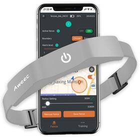Aweec Awc-gps-01-blk Gps Electric Dog Fence With Free App Wireless System Training Col