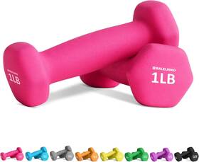 Balelinko 619548380408 Home Gym Equipment Workouts Strength Training 1 Lbs Pair Pink Balelinko 619548380408 Home Gym Equipment Workouts Strength Training 1 Lbs Pair Pink