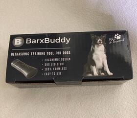 Barxbuddy B089t91mk7 Black Ultrasonic Dog Training Device Anti Barking Control Tool 9v