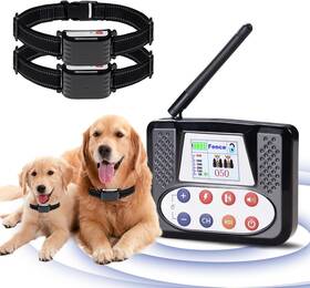 7j-0nvo-mn3a Bcharya Wireless Dog Fence For 2 Dogs System And Training Collar 7j-0nvo-mn3a Bcharya Wireless Dog Fence For 2 Dogs System And Training Collar