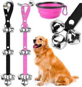 Bluetree 445011441429 2 Pack Dog Doorbells Premium Quality Training Potty Great Bells Adj