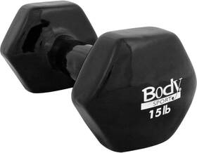 Body Sport 815802013970 Vinyl Coated Dumbbell Hand Weight Exercise And 15-pound Body Sport 815802013970 Vinyl Coated Dumbbell Hand Weight Exercise And 15-pound