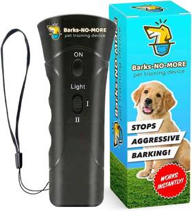 Bnm02 Brand Generic Barks No More Dog Training Device And Bark Deterrent - Stop Barking Black