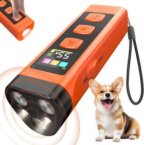 Brand Oksj Dbd03 Dog Bark Deterrent Device 2025 Anti Barking For Dogs Orange-black