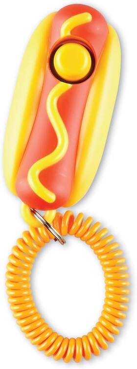 Brightkins Ler9381 Smarty Pooch Hot Dog Training Clicker -