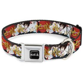 Buckle-down Dc-wchp007-l Crunchyroll Pet Collar Dog Metal Seatbelt Hells Paradise Gabi