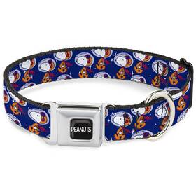 Buckle-down Dc-wpnt018-l Peanuts Worldwide Llc Pet Collar Dog Metal Seatbelt A