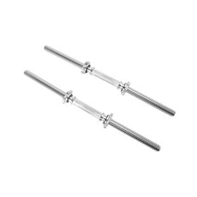 Buripes Ty1262 Threaded Dumbbell Chrome Handles 1 Inch Pair 24 Handgrips