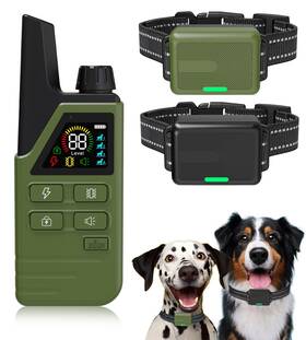 Dg800 Bwrethay Dog Shock Collar 2 Dogs 5-120lbs - 4500ft Training With 3 Traini Dg800 Bwrethay Dog Shock Collar 2 Dogs 5-120lbs - 4500ft Training With 3 Traini
