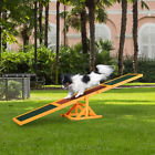 Cad03-0010241 Pawhut Pet Supplies Wood See Saw Dog Agility 095509793027