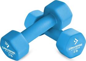 Canverse Fitness 850059375006 Neoprene Coated Dumbbell Sets Of 2 Hand 02 Lbs - Light Blue