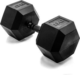 Cap Barbell 702556095843 Coated Hex Dumbbell Weight Multiple Options 80 Lb Black Cap Barbell 702556095843 Coated Hex Dumbbell Weight Multiple Options 80 Lb Black