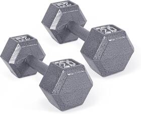 Cap Barbell 702556102985 Cast Iron Hex Dumbbell Multiple Options 20 Lb Gray Pair Cap Barbell 702556102985 Cast Iron Hex Dumbbell Multiple Options 20 Lb Gray Pair