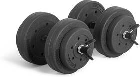 Cap Barbell 702556104576 40-pound Adjustable Cement Dumbbell Set Versatile Vinyl Coated Weights For Hom