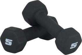 Cap Barbell 702556132173 Neoprene Dumbbell Weights Pairs And Sets 5 Lb Pair Black