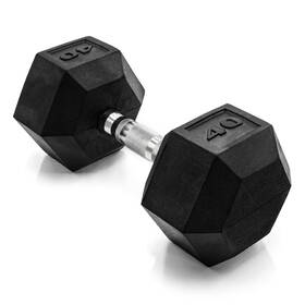 Cap Barbell Sdris-040 40 Lb Coated Hex Dumbbell Weight New Edition