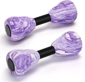 Wd-2401 Carperipher Camouflage Aquatic Dumbbells 2pcs Foam Water Weights Aerobic Exercise Purple