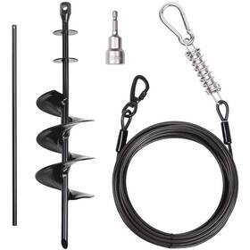 Ctv328003 Catave Heavy Duty Dog Tie-out Cable And Stake For Yard Camping With 30ft