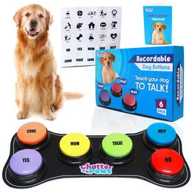 Chatter Paws 860012196111 Dog Buttons For Communication - Loud Talking Button Abs Plastic Trai