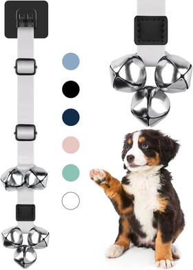 05-grey Cooyoo Cydb04 Dog Doorbells Adjustable Potty Training Bells Upgraded 05-grey Cooyoo Cydb04 Dog Doorbells Adjustable Potty Training Bells Upgraded