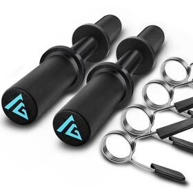 Crafteel Db16-1 16 Inch Olympic Dumbbell Handle Bar For 2-inch Weight Black