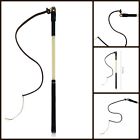 D1234135421 Dawgz Leather Dog Protection Training Whip Exercise Tool 0612046922910