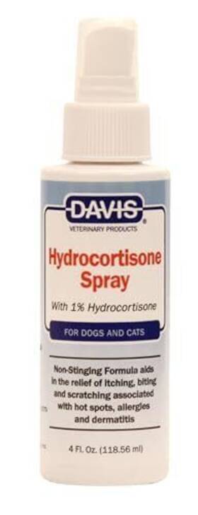 Davis Manufacturing 877179007549 Hydrocortisone Spray Pets 4 Oz Davis Manufacturing 877179007549 Hydrocortisone Spray Pets 4 Oz