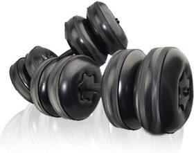 Deiris 698253914153 Water Filled Dumbbells Set - Weights 20 45lbs Black 4 32 Lbs
