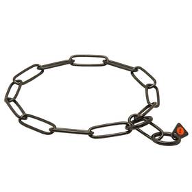 Dogline 193756004023 Herm Sprenger Black Stainless Steel Long Link Fur Saver Dog Training