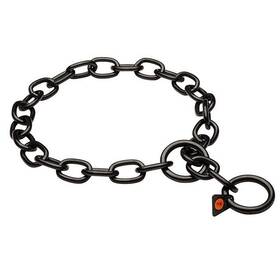 Dogline 193756004115 Herm Sprenger Black Stainless Steel Short Link Fur Saver Training Col