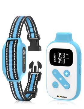 Doglinsen 523v-1-blue No Shock Dog Training Collar Vibrating With Remote 2800ft Vibrat
