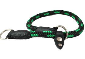 Dogs My Love Z-360-8 Round Braided Rope Nylon Choke Dog Collar With Sliding Stopper