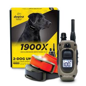 1900x Dogtra 2 Dog Remote Training Collar 3/4 Mile Range Boost And Xpp Vibratio