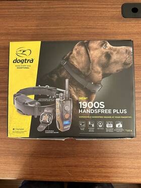 Dogtra 644622020956 1900s Handsfree Plus Remote Dog Trainer Collar 3/4 Mile With Boost And Lock