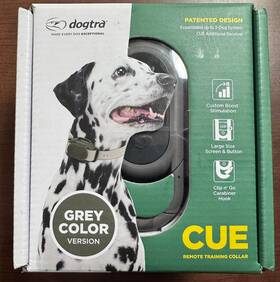 Dogtra 644622021007 Cue Gen2 Waterproof Dog Training E-collar Grey - New Free Shipping