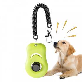Dongker 774827596038 Dog Training Clicker Buckle Ring Design With Wrist Strap And Big Bu